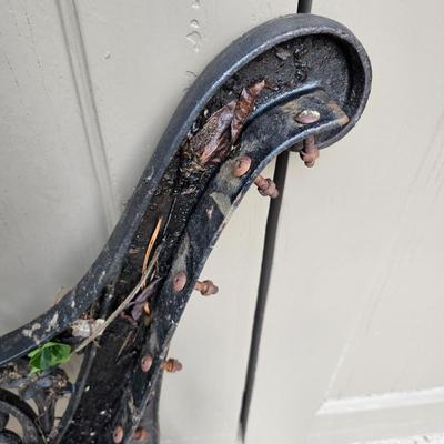 Pair of Wrought Iron Bench Ends & Supports (BP-JS)