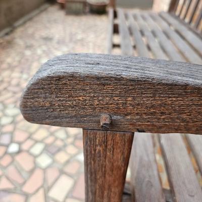 Gloster Wooden Slat Porch Bench (FP-JS)