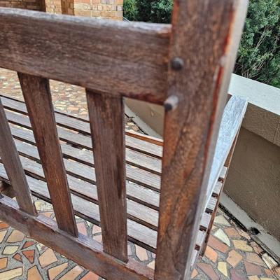 Gloster Wooden Slat Porch Bench (FP-JS)
