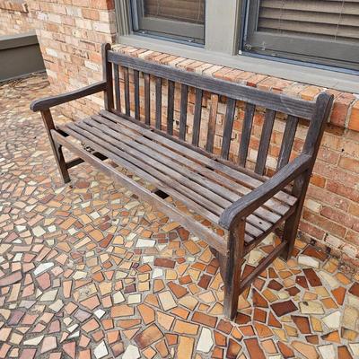 Gloster Wooden Slat Porch Bench (FP-JS)