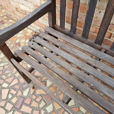 Gloster Wooden Slat Porch Bench (FP-JS)