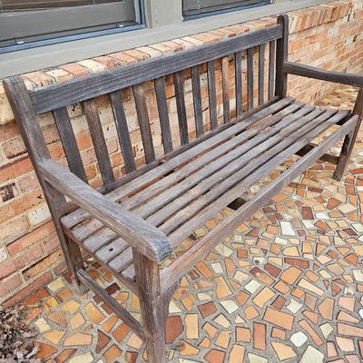 Gloster Wooden Slat Porch Bench (FP-JS)