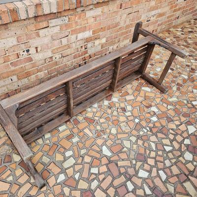 Gloster Wooden Slat Porch Bench (FP-JS)