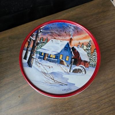 Giant snowman and Christmas items lots of Christmas crafting items - Pinecones - Ribbon and more