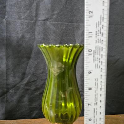 Oil lamp with electric corked attachment - two candle sconces and a decorative candle plate