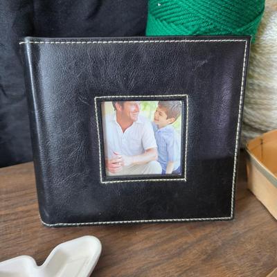 Crafting supplies - yarn - Photo album - ceramic letters with trays and much more