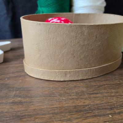 Crafting supplies - yarn - Photo album - ceramic letters with trays and much more