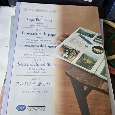 Crafting supplies - yarn - Photo album - ceramic letters with trays and much more