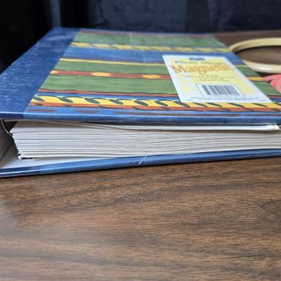 Crafting supplies - yarn - Photo album - ceramic letters with trays and much more