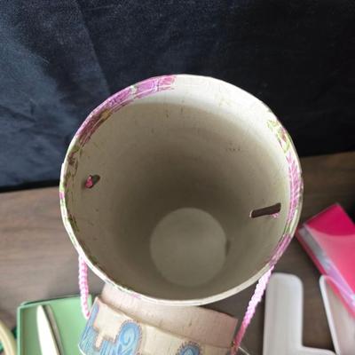 Crafting supplies - yarn - Photo album - ceramic letters with trays and much more