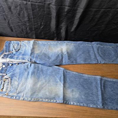 Four pair of Size 36 x 33 jeans - Levi's and Plain Pockets