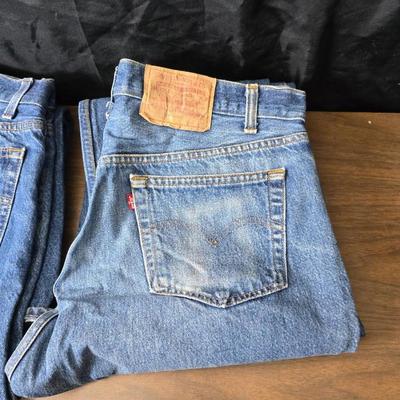Four pair of Size 36 x 33 jeans - Levi's and Plain Pockets