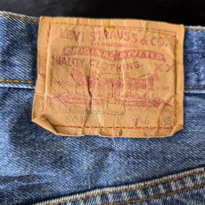 Four pair of Size 36 x 33 jeans - Levi's and Plain Pockets