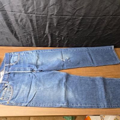 Four pairs of worn Levi Jeans size 38 x 33