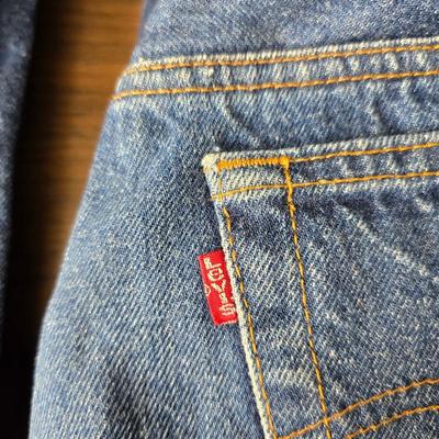 Four pairs of worn Levi Jeans size 38 x 33