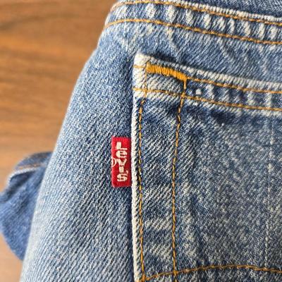 Four pairs of worn Levi Jeans size 38 x 33