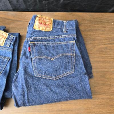 Two pair of 38 x 30 Levi Jeans