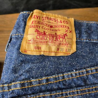 Two pair of 38 x 30 Levi Jeans