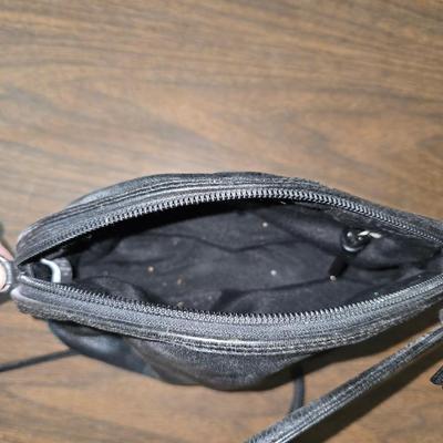 Small black purses / handbags - J- Jill and straw like purse