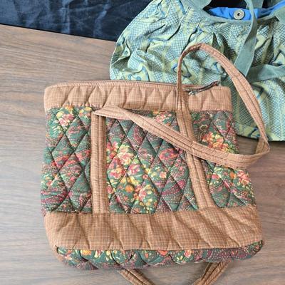 Large hobo like handbags and two smaller purses