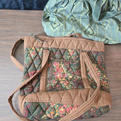 Large hobo like handbags and two smaller purses