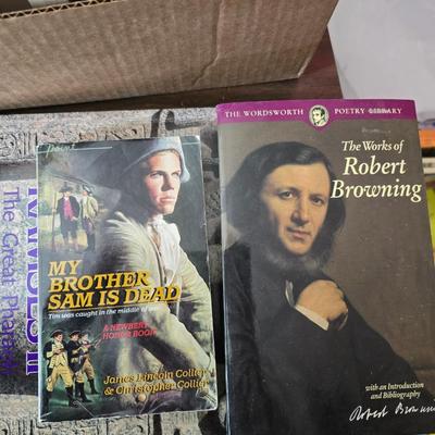 Large assortment of softback books - Steinbeck - History - George Orwell - Dickens and other great authors