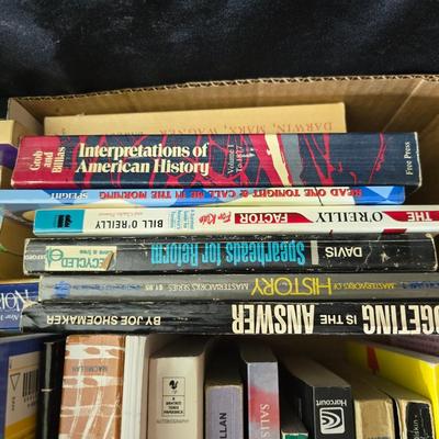 Large assortment of softback books - Steinbeck - History - George Orwell - Dickens and other great authors