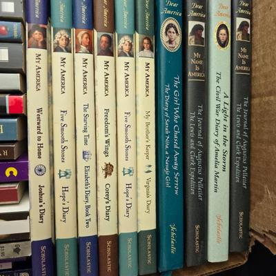 Kids chapter books - Harry Potter - My America series - The outsiders - and other great titles