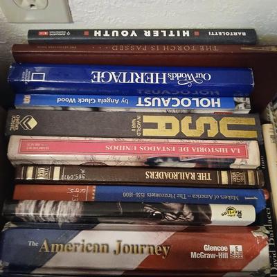 Large assortment of hardback books - two boxes full! Lots of great winter reading!