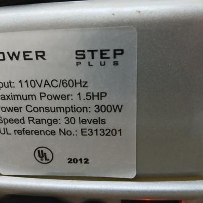 Power step plus exercise machine with 30 levels of speed - Great for that Wintertime exercise!