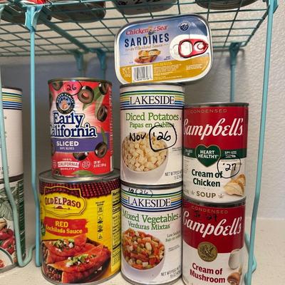 CANNED VEGGIES, CREAM OF CHICKEN/MUSHROOM AND MORE