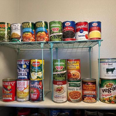 CANNED BEEF, SALMON, VEGGIES AND MORE