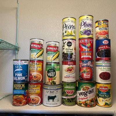 CANNED SPAGHETTI SAUCE, BEEF, SALMON AND MORE