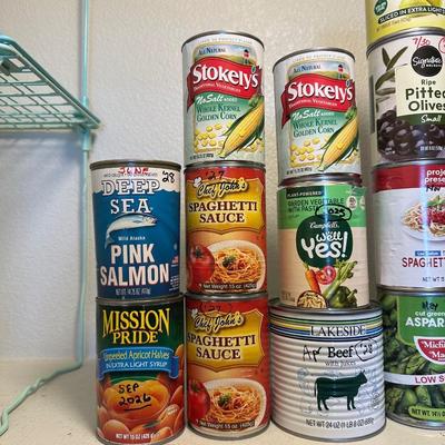 CANNED SPAGHETTI SAUCE, BEEF, SALMON AND MORE