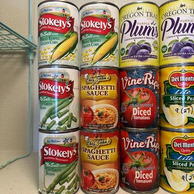 CANNED FRUIT, VEGGIES, SALMON AND MORE