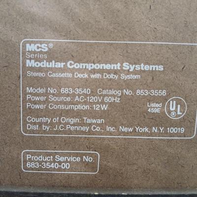 Modular component systems home stereo system - nice compete stereo until in working condition!