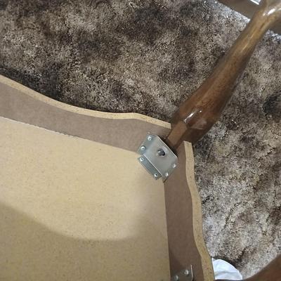 Rose hill co. fabric seated claw foot bench