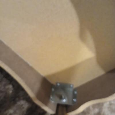 Rose hill co. fabric seated claw foot bench