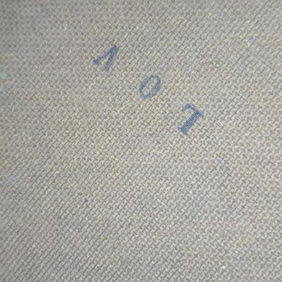 vintage Mid-Century Modern 2-tier end tables featuring blonde wood and speckled gold glitter Formica tops.