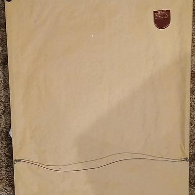 Native American framed artwork - two dancers - Unknown artist