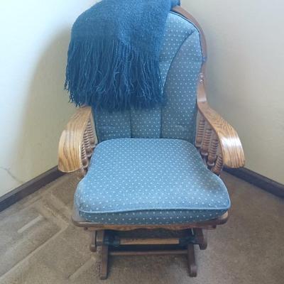 Robinson Furniture Mfg. cushioned Glider rocker