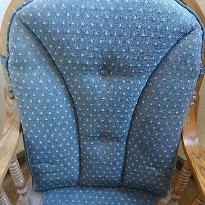 Robinson Furniture Mfg. cushioned Glider rocker
