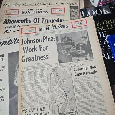 Newspapers - books - booklets - poster - pamphlets all about the Presidents of the United States