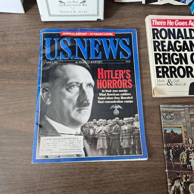 Newspapers - books - booklets - poster - pamphlets all about the Presidents of the United States