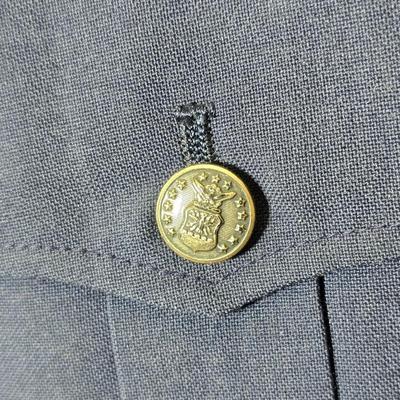 Vintage US Air Force wool blend service dress jacket.