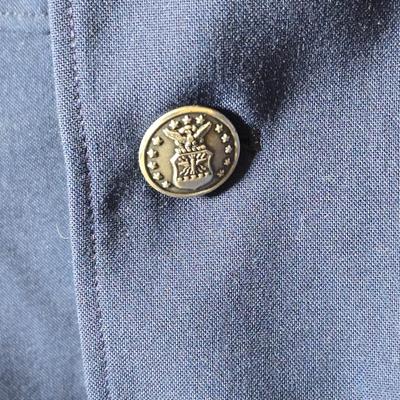United States Air Force (USAF) Men's Enlisted Service Dress Coat, also known informally as the "dress blues" jacket or...