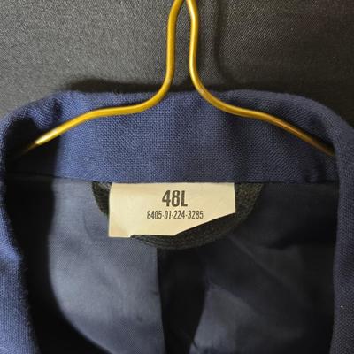 United States Air Force (USAF) Men's Enlisted Service Dress Coat, also known informally as the "dress blues" jacket or...