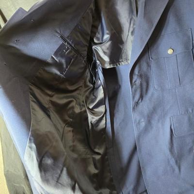 United States Air Force (USAF) Men's Enlisted Service Dress Coat, also known informally as the "dress blues" jacket or...