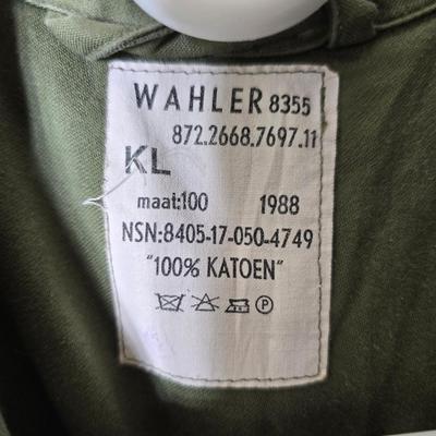 vintage 1970s or 1980s French Army military jackets with some trousers