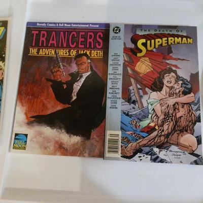 SUPERMAN, QUASAR AND TRANCERS COMIC BOOKS